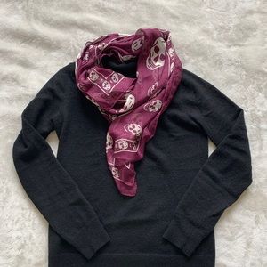 Alexander McQueen Silk Skull Scarf